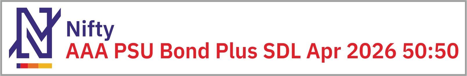 Nifty AAA PSU Bond Plus SDL Apr 2026 50:50 Index