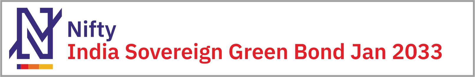 Nifty India Sovereign Green Bond Jan 2033